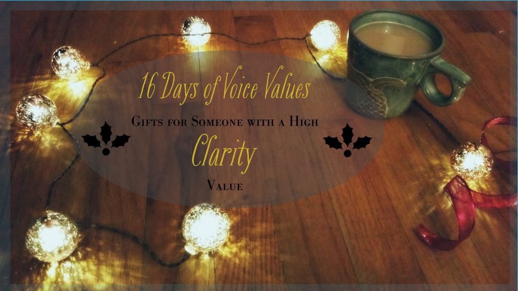 Voice Values Gift Guide for Clarity